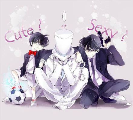 柯南同人美图，好赞的画风[嘻嘻][害羞]