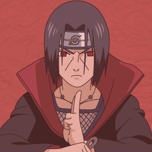 红云黑风衣，风铃褐斗笠。神秘邪恶的#晓组织#[嘻嘻]