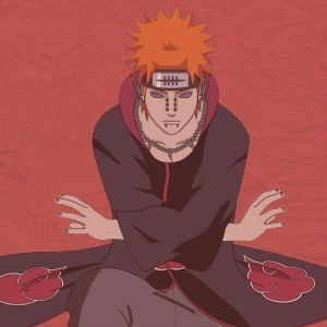 红云黑风衣，风铃褐斗笠。神秘邪恶的#晓组织#[嘻嘻]