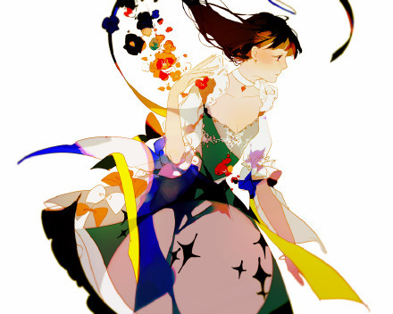 国人画师笔下的#美少女#，个个都是那么的水灵[哈哈][害羞]