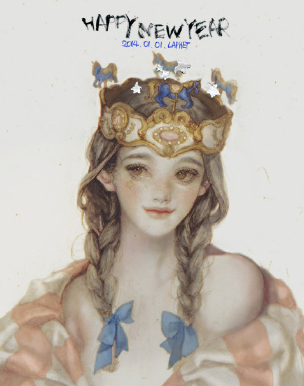 巴洛克风格的#美少女#，有几分诡谲[思考]