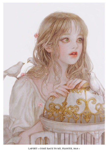 巴洛克风格的#美少女#，有几分诡谲[思考]