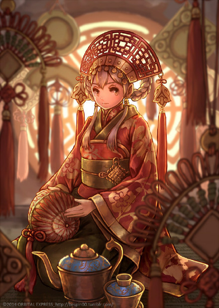 华丽丽的复古风#美少女#