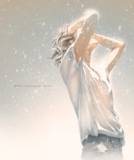 心中的美少年，安静而孱弱[悲伤]