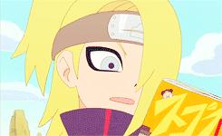 #晓组织#迪达拉也卖萌 萌就是一瞬间的艺术，一瞬即永恒[花心]