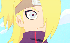 #晓组织#迪达拉也卖萌 萌就是一瞬间的艺术，一瞬即永恒[花心]