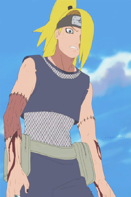 #晓组织#迪达拉也卖萌 萌就是一瞬间的艺术，一瞬即永恒[花心]