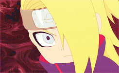 #晓组织#迪达拉也卖萌 萌就是一瞬间的艺术，一瞬即永恒[花心]