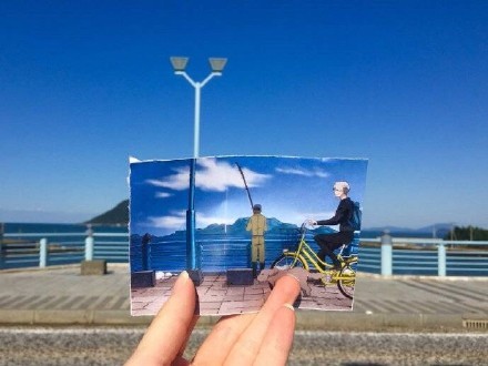 冰上的尤里圣地巡礼，#二次元三次元#交汇神奇交汇[嘻嘻]