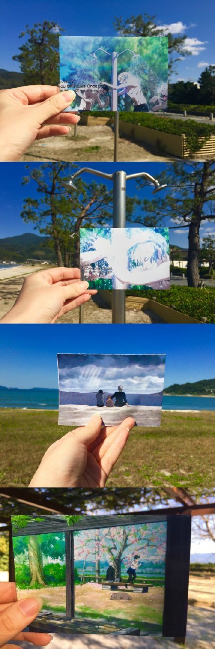 冰上的尤里圣地巡礼，#二次元三次元#交汇神奇交汇[嘻嘻]