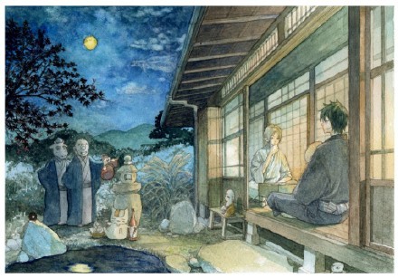 夏目友人帐同人美图，温暖恬淡让人难以忘怀[悲伤]