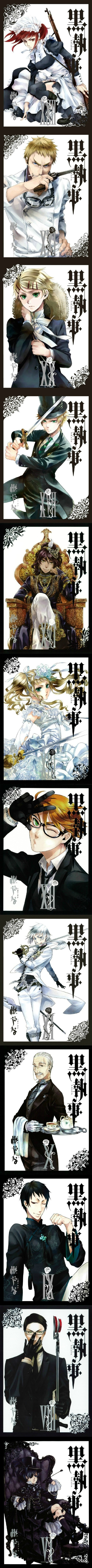 漫画黑执事单行本1-24卷 封面[花心][嘻嘻]