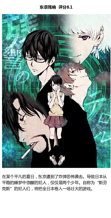 #补番#9部很有深度，越看越好看的高分动画作品[嘻嘻]