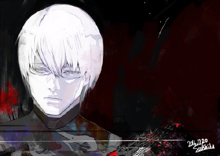 金木研的官方生日贺图终于公开了，美的不要不要的[嘻嘻]