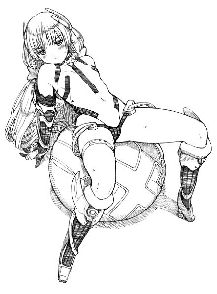 #营养快线系列#手绘萝莉更性感[挖鼻屎][花心][害羞]