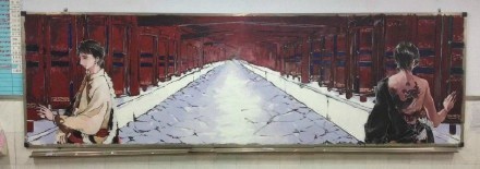 又一波别人家的#黑板报#！瓶邪CP[吃惊]
献上膝盖了[害羞]