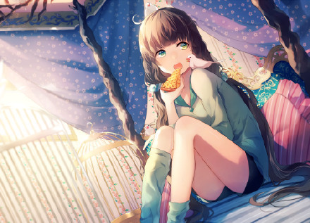 巴洛克风的#美少女#，有一种淡淡的典雅[悲伤]