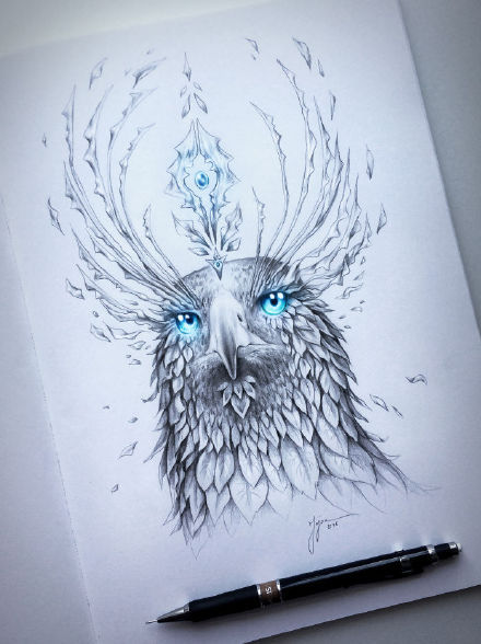 上古幻兽系，极致手绘[嘻嘻]