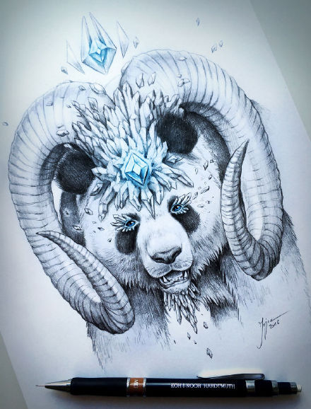 上古幻兽系，极致手绘[嘻嘻]