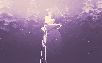 #二次元美景#二次元的雪景总是那么唯美，让人想起了小时候[悲伤]