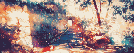 #二次元美景#也许快乐也是悲伤，最美景色总在黄昏后[悲伤]