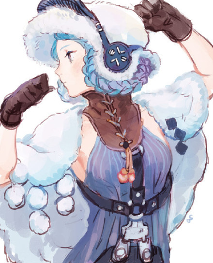 不一样的#美少女#
不一样的画风[嘻嘻]