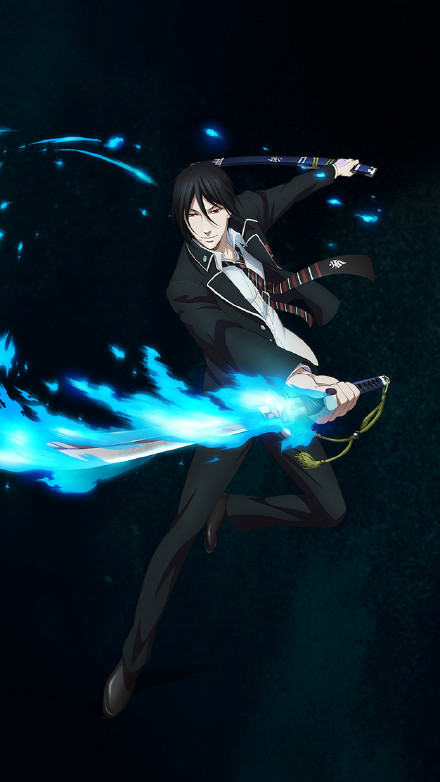 黑执事 X 青之驱魔师联合出品，超帅壁纸[嘻嘻]