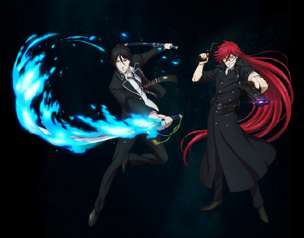 黑执事 X 青之驱魔师联合出品，超帅壁纸[嘻嘻]