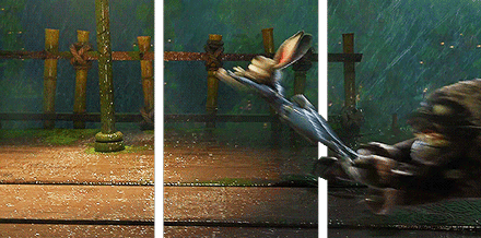 简单两杠实现的简易3d效果[嘻嘻]