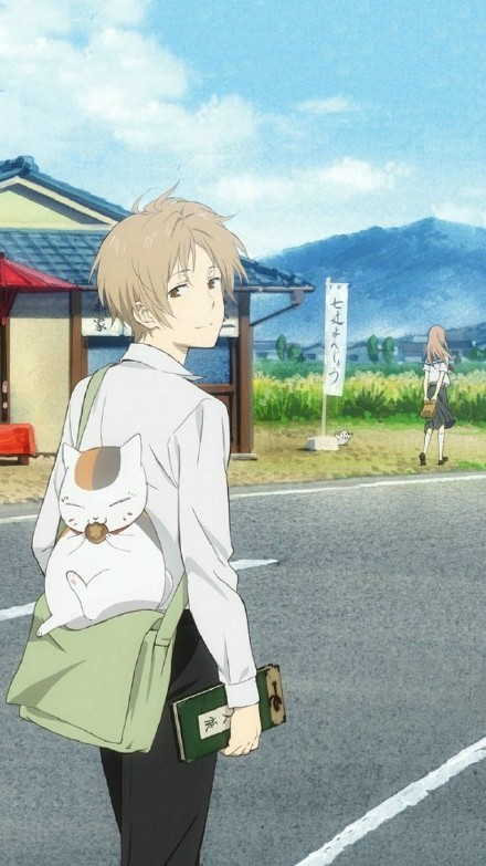 夏目友人帐美图欣赏，最爱那静静的一瞥[嘻嘻]