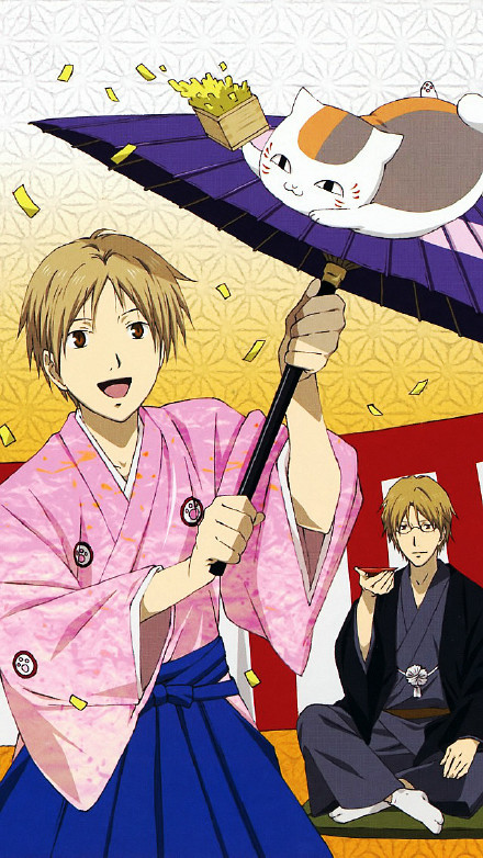 夏目友人帐美图欣赏，最爱那静静的一瞥[嘻嘻]