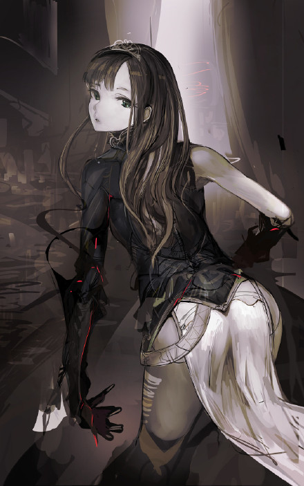 霓虹的暗黑系#美少女#，华丽丽的巴洛克，大爱[嘻嘻][花心]