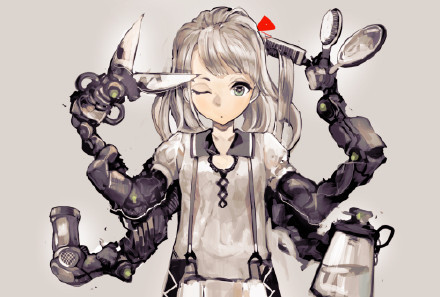 霓虹的暗黑系#美少女#，华丽丽的巴洛克，大爱[嘻嘻][花心]