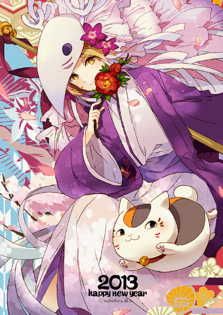 一直微笑着的#美少女#们
不论妖怪抑或人类，只要有心都爱[嘻嘻]