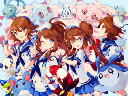 一直微笑着的#美少女#们
不论妖怪抑或人类，只要有心都爱[嘻嘻]