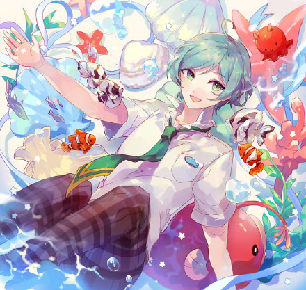 一直微笑着的#美少女#们
不论妖怪抑或人类，只要有心都爱[嘻嘻]