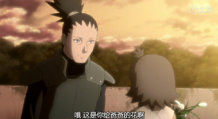 在阿斯玛老师墓前发生的一幕
鹿丸和猿飞未来的对视 mantoman 传承[嘻嘻]