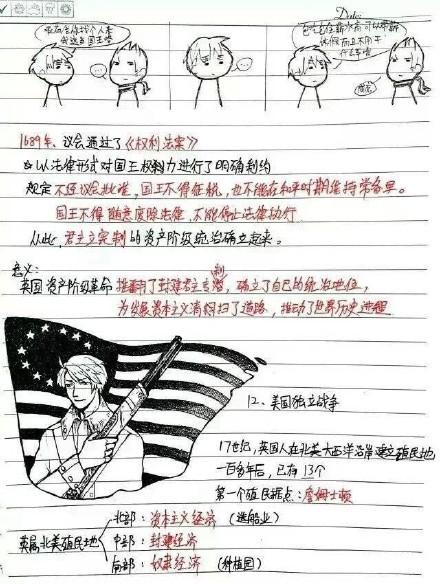 前景一片光明的孩纸呀，未来的天才动漫家！[挖鼻屎]