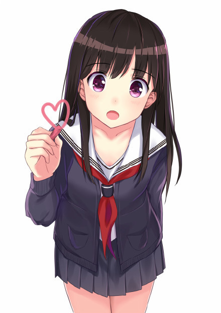 高中生制服#美少女#，美好，恬静，乖巧[嘻嘻]