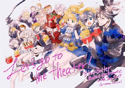 有追黑执事的吗？剧场版豪华客船来了[嘻嘻]