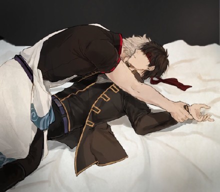 银魂同人美图，银时和土方浓浓的腐味透屏而出[害羞]