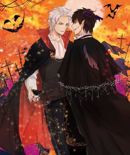 银魂同人美图，银时和土方浓浓的腐味透屏而出[害羞]