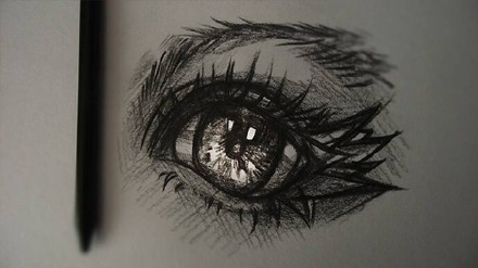 手绘#教程#极美的眼睛，美的让心悸[嘻嘻]