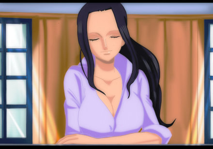 罗宾同人美图，御姐范儿十足[嘻嘻]