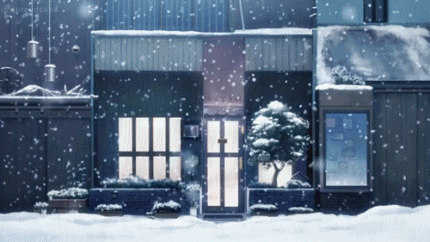 #二次元美景#寒风料峭，雪花飞舞，那时有你，记忆是那么的美好[嘻嘻][悲伤]