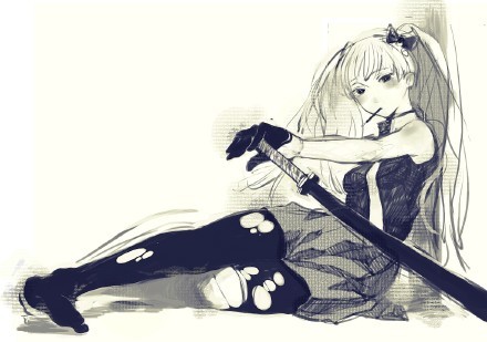 这个风格很另类，暗黑系#美少女#[花心]