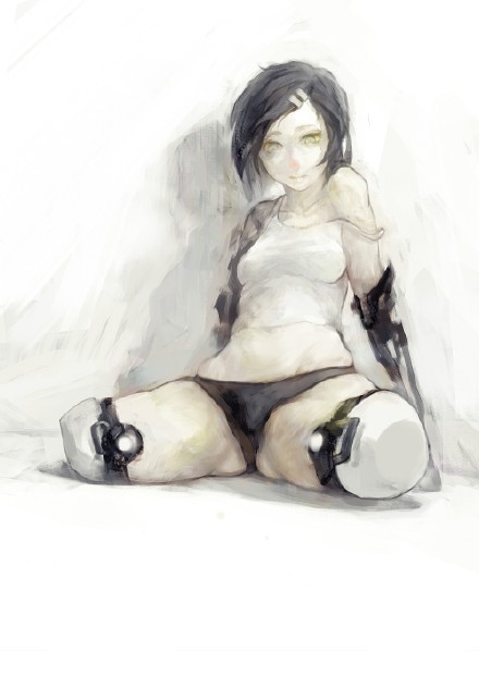 这个风格很另类，暗黑系#美少女#[花心]