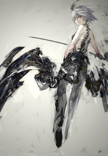 这个风格很另类，暗黑系#美少女#[花心]