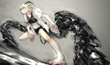 这个风格很另类，暗黑系#美少女#[花心]