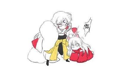 这个萌萌哒的杀生丸完全hold不住啊[嘻嘻][害羞]